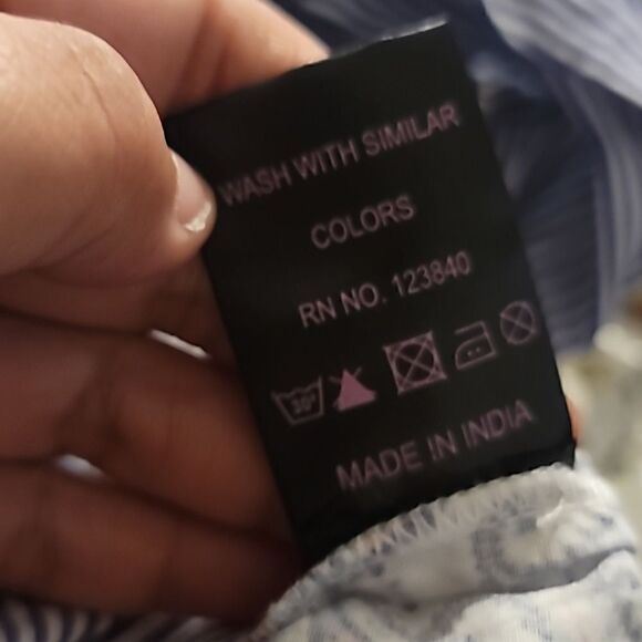 Liza Byrd Striped Paisley Top Size XS - Picture 11 of 11